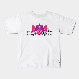 Namaste Lotus Flower Kids T-Shirt